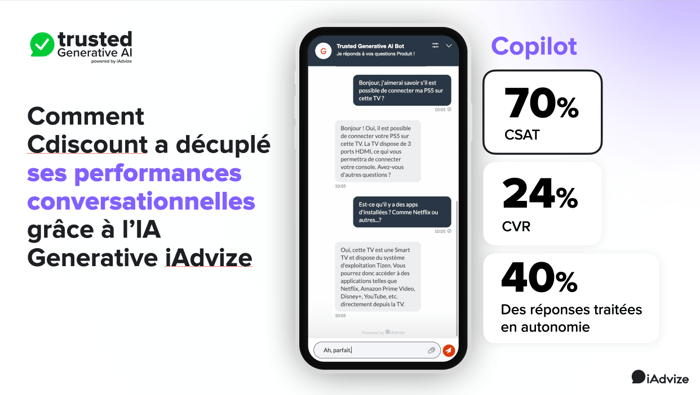 Résultats Gen IA Cdiscount
