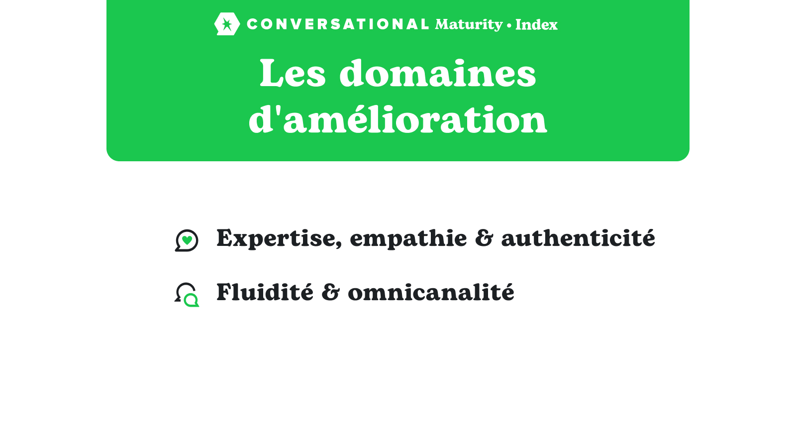 Domaines damélioration - Banques 2023 FR