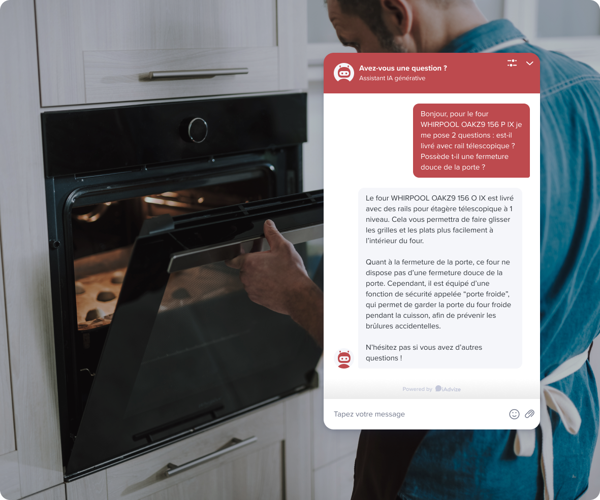 chatbot IA électroménager