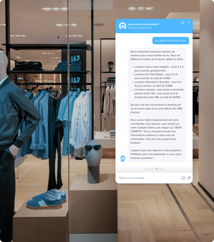 chatbot IA prêt-à-porter