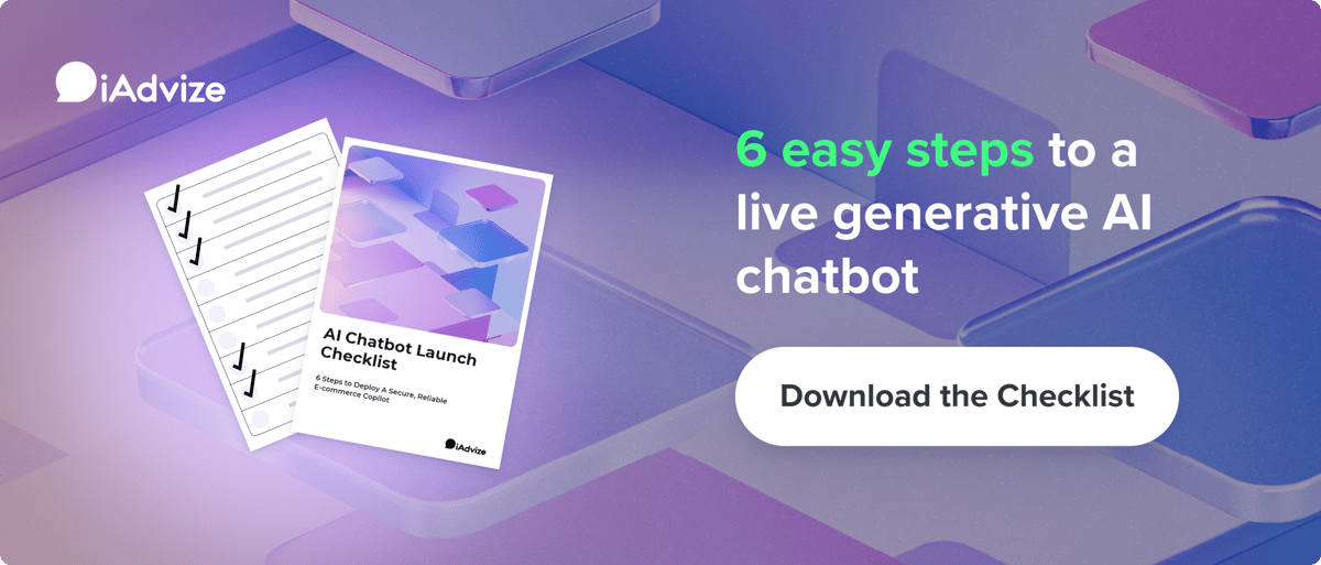 6 easy steps to a live generative AI chatbot