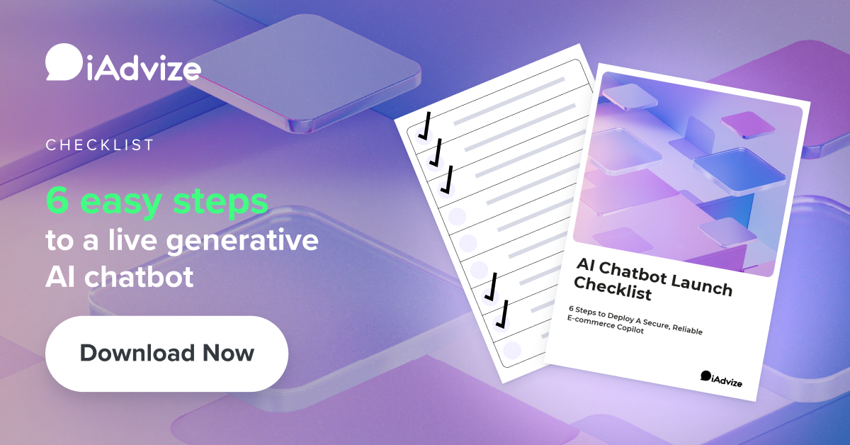 6 easy steps to a live generative AI chatbot. Download now.