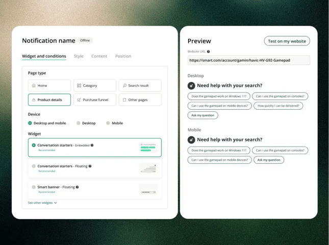 Widget Editor