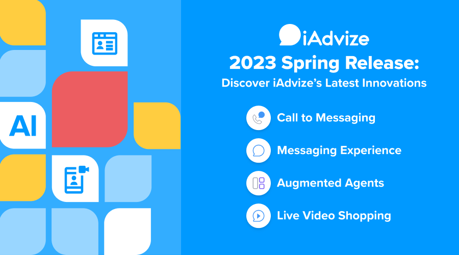  Featured image: Spring Release 2023 : les nouveautés de la plateforme conversationnelle iAdvize - Read full post: iAdvize réinvente l'expérience client : call deflection, IA generative