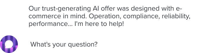 conversation on chatbot with Trusted IA