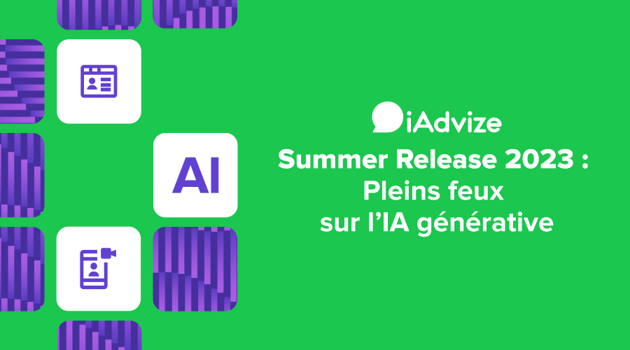  Featured image: iAdvize Summer Release 2023 : Pleins feux sur l'IA générative - Read full post: L’IA générative, l’indispensable de l’e-commerce