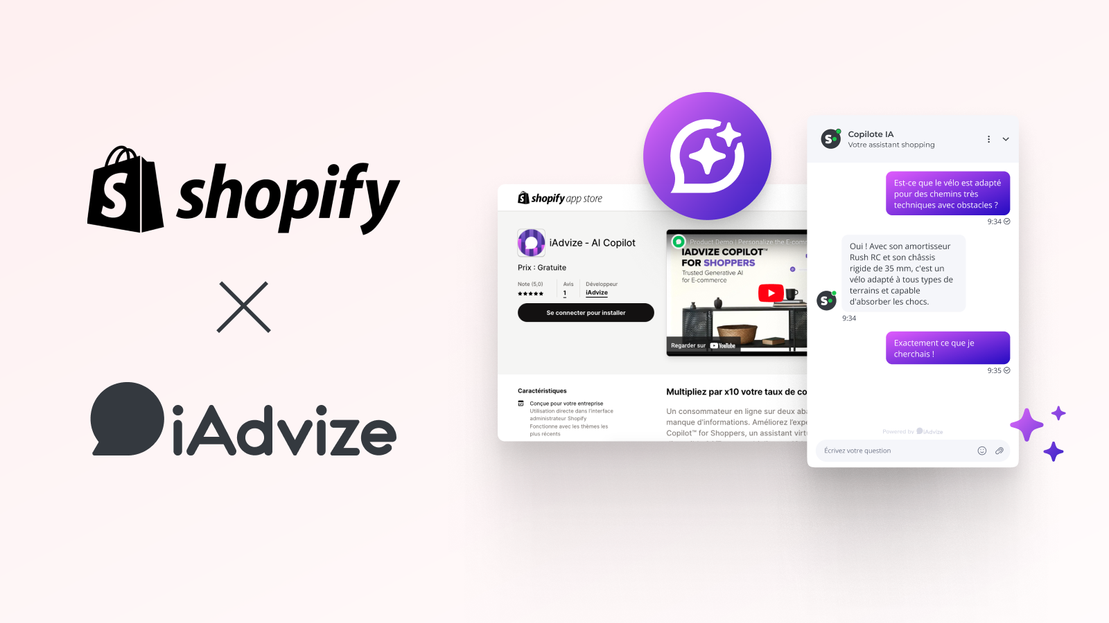 Optimisez la conversion e-commerce avec l'application iAdvize sur Shopify