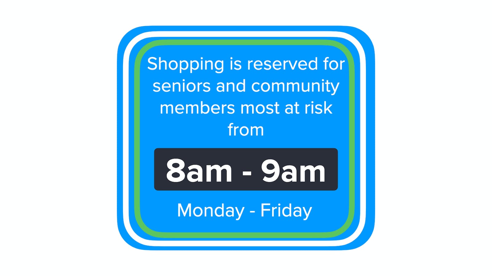 Offer Dedicated Shopping Hours and Scheduled Shops