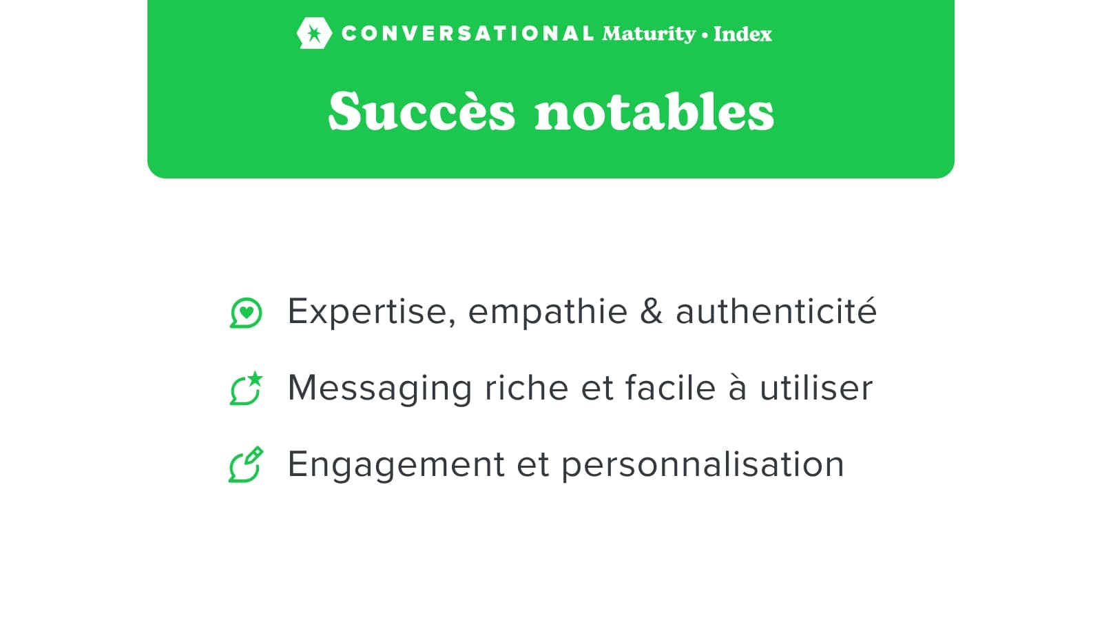 Succes notables
