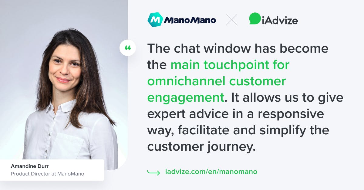 Manomano chat window