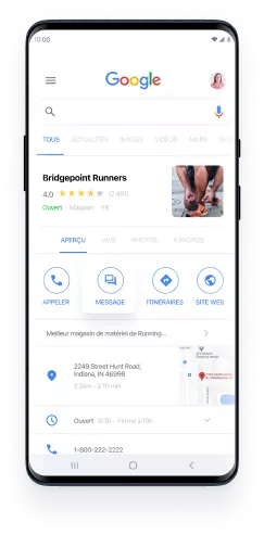 google phone iadvize messaging